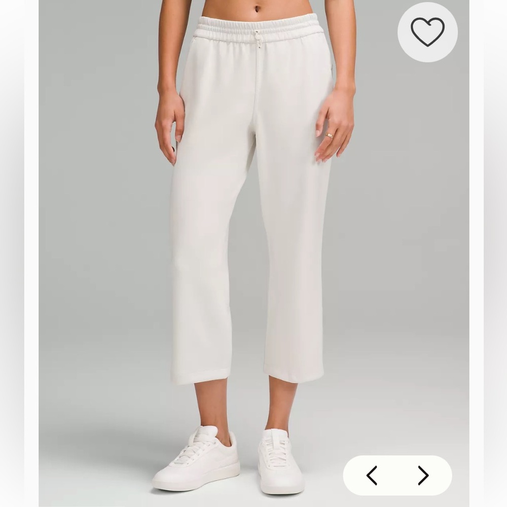 Lululemon Athletica Cream Cropped Pants